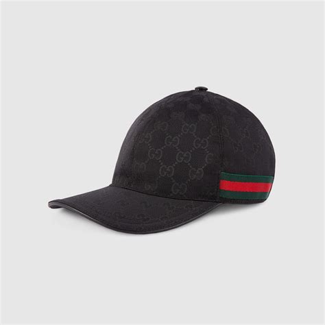 gucci blue cap|Gucci canvas baseball cap.